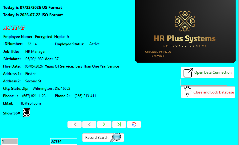 The Employee Screen