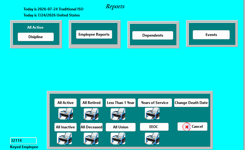 BUILT IN REPORTS